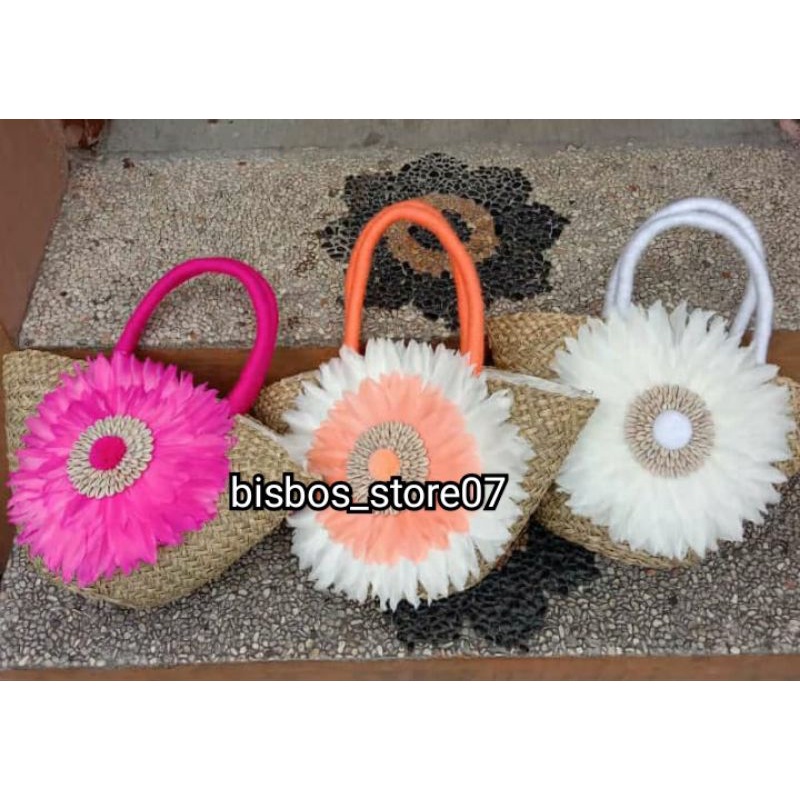 tas mendong bunga" bali | tas anyaman bali | tas pantai | Tas etnik bali