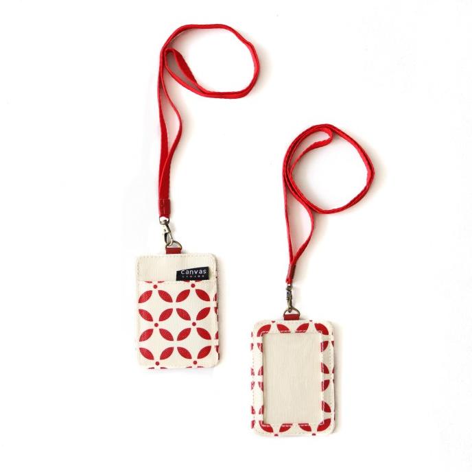 

COD ID Lanyard Kawung Red Canvas Living PROMOKode 4597