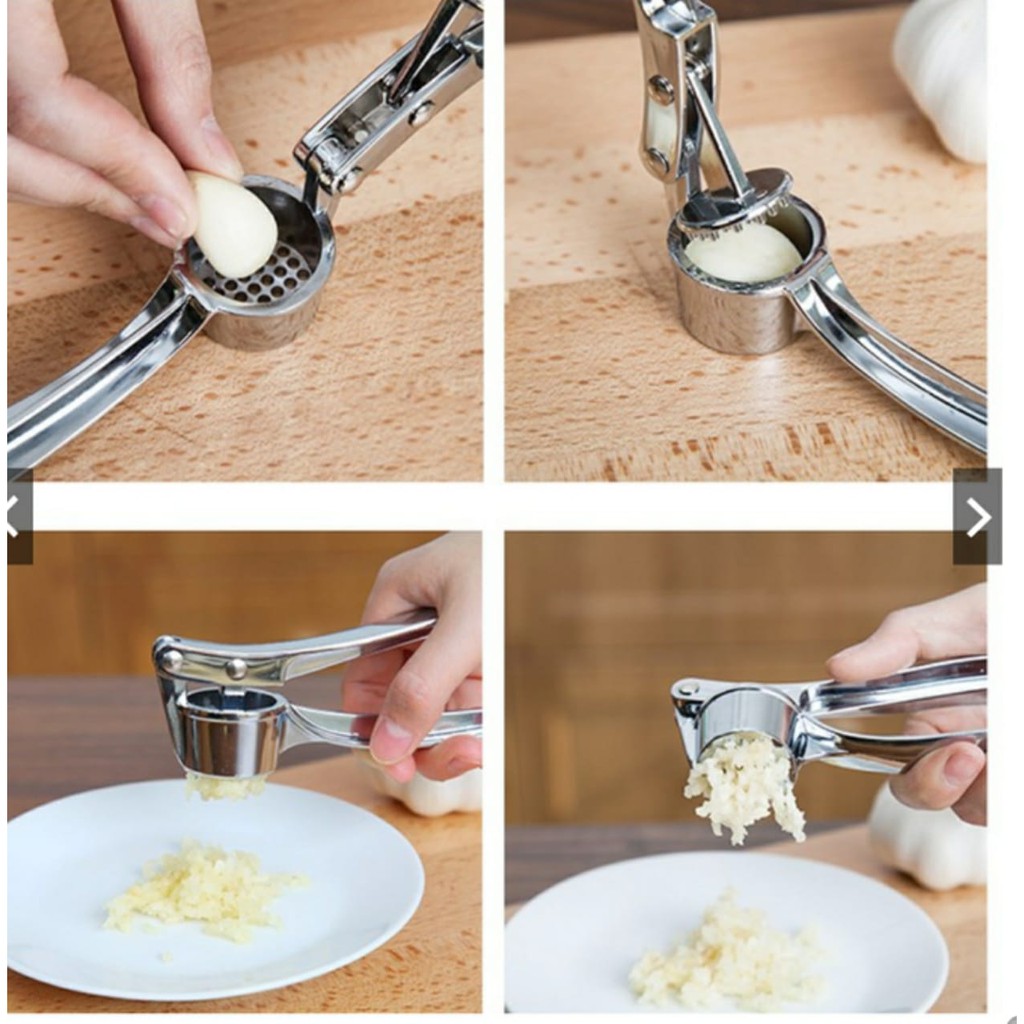 ALAT PENGHANCUR PENCINCANG BAWANG PUTIH STAINLESS STEEL GARLIC PRESS