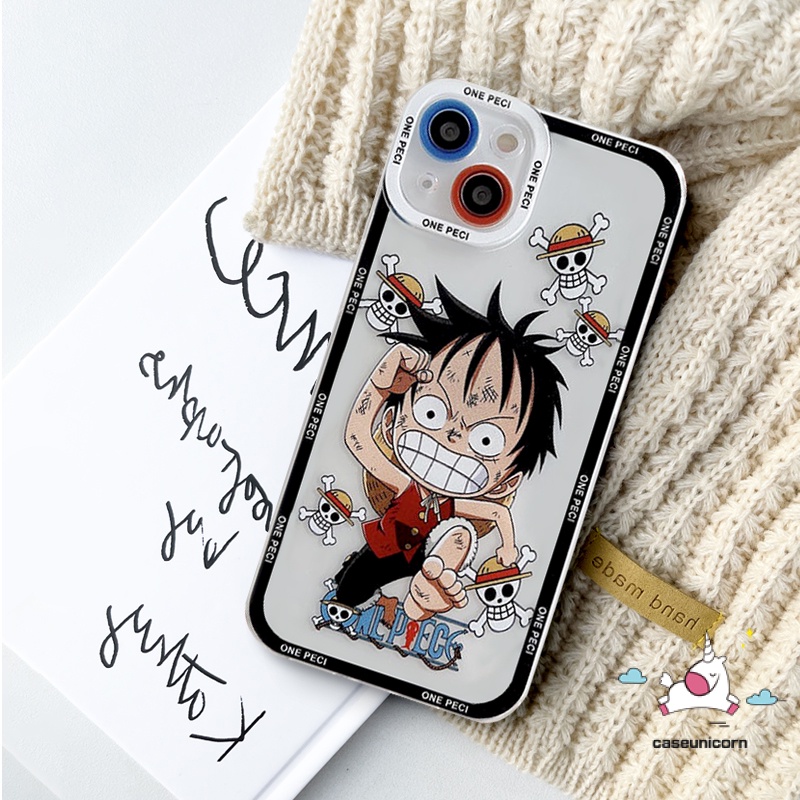 Kartun Luffy Casing Realme 10 6i 8i 8 5 9i 5s 5i 8pro 9 9pro Plus C55 C33 C21Y C25 C25s C12 C25Y C35 C11 C31 C3 C15 C20 C20A C21 Pelindung Lensa Trendy Anime One Piece Soft Case