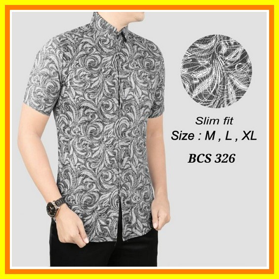 Kemeja Batik Lengan Panjang Bahan Halus Kemeja Formal Baju Batik Pria Kemeja Kerja Batik Terbaru 202