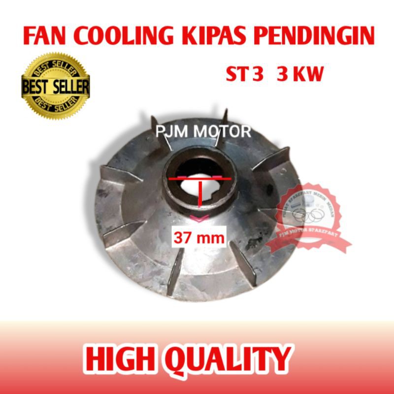 Fan Cooling Kipas Pendingin Mesin Dinamo Listrik St 3 3kw St3