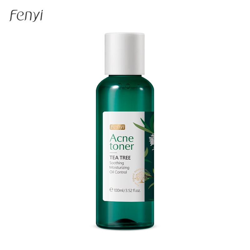 Fenyi Tea Tree Toner Menghilangkan Jerawat Memperbaiki Kemerahan Mengontrol Minyak Melembapkan 100ml