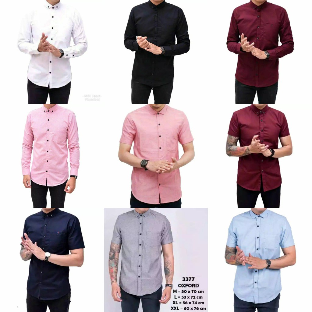 NNEW ARRIVAL KEMEJA POLOS LENGAN PANJANG HURLEY TERMURAH