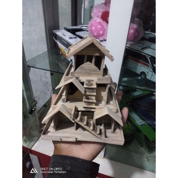 Koleksi Miniatur Rumah Rumahan Bahan Bambu