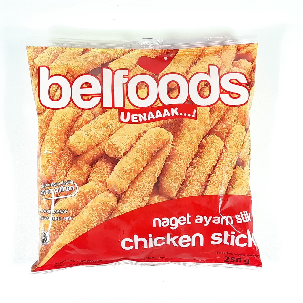 

Frozen Food Small Nugget Stick Belfoods Uenaak 250gr | Naget Ayam