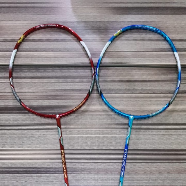[Free Pasang Senar] Raket Badminton Toalson Hexagon Chrome SKS Original