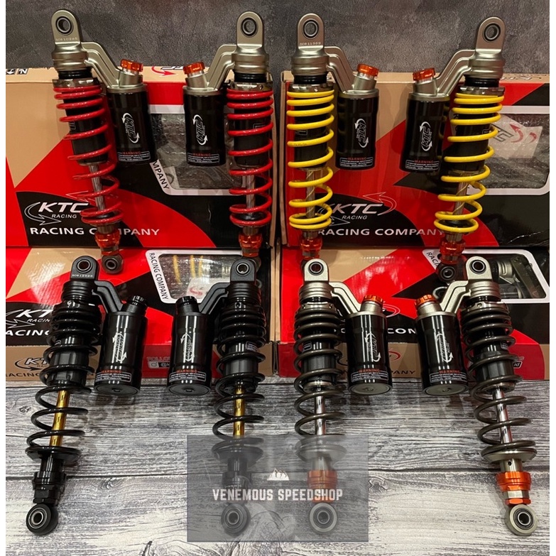 Shockbreaker Shock KTC Racing Tipe Extreme Bebek Ukuran 340MM Tiger Rx-King Megarpo Verza GL-PRO