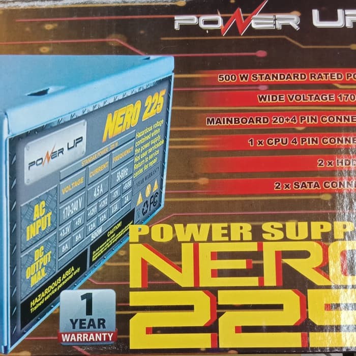 Power supply 500 W Power Up