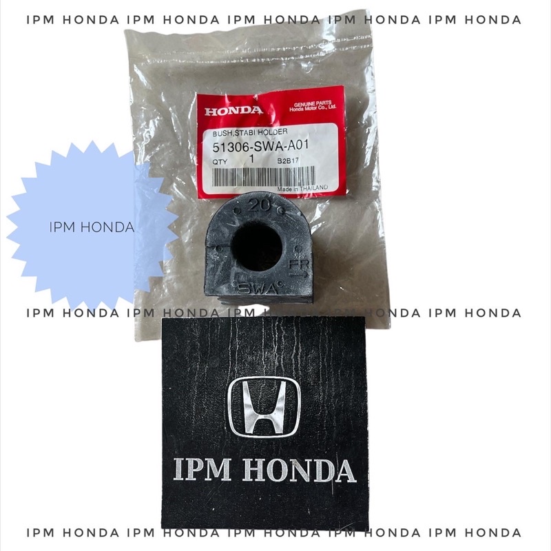 51306 SWA / TF0 Karet Rubber Bush Stabil Stabilizer Holder U Roti Depan Honda CRV GEN 3 RE1 RE3 2007 2008 2009 2010 2011 2012 GEN 4 RM RM1 RM3 2013 2014 2015 2016 2017 Aftermarket Parts / Original Honda Genuine Parts