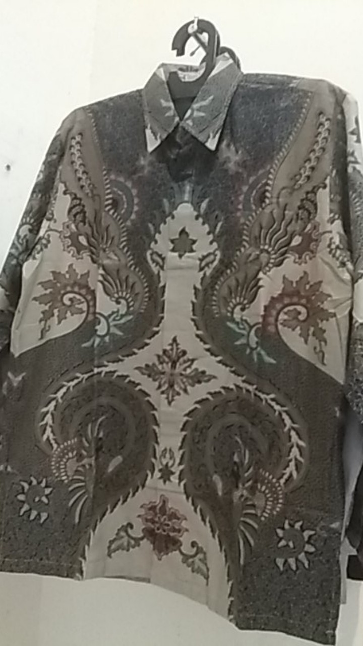 Kemeja Batik Prabu Bahan Katun Baturaden Reguler Fit A609