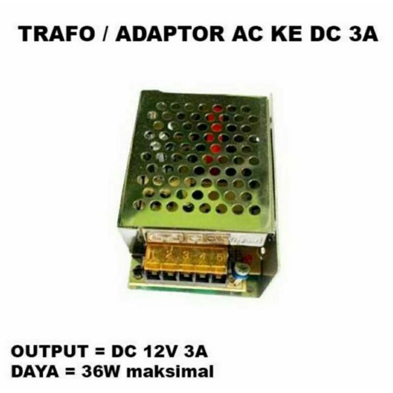 Power supply adaptor switching trafo LED strip12v 3A PSU