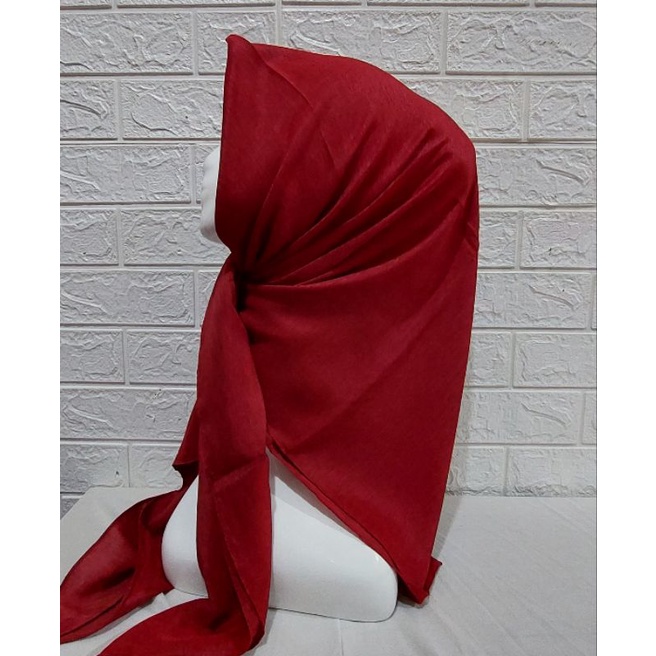 KERUDUNG JILBAB SEGI EMPAT UMAMA AZARA POLOS