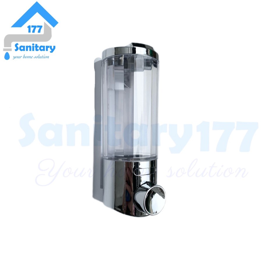 Dispenser Sabun Cair 350ml Fiorentino Chrome F60A- Dispenser Soap Tempat Sabun Cair Fio 350 ml Crom