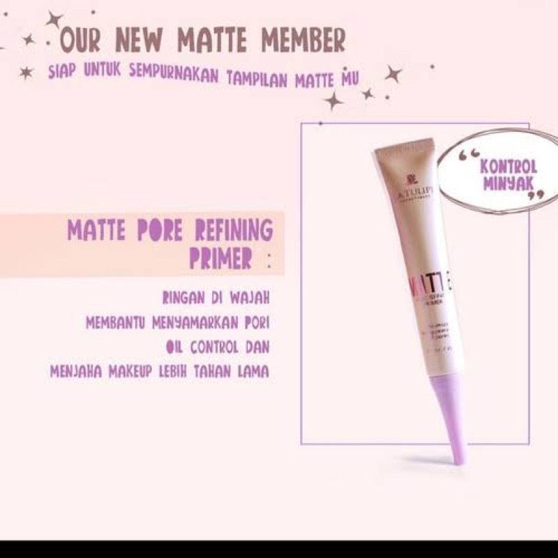 [ak] Latulipe matte pore refining primer - base primer make up la tulipe