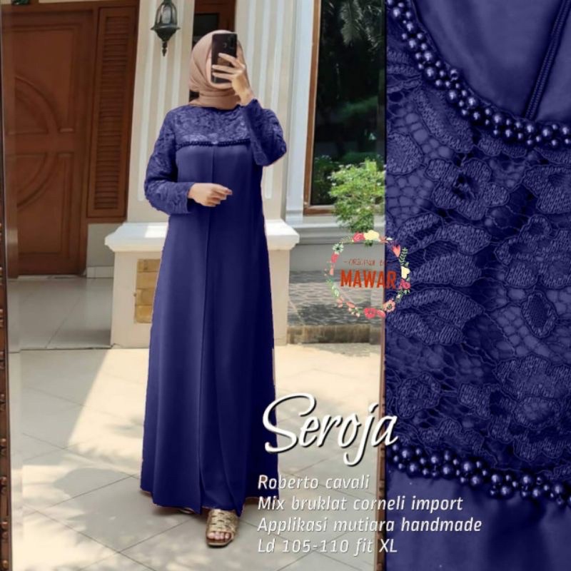 Sonia Baju Gamis Jumbo Ld 120 Gamis Pesta Jumbo Gamis Brukat Murah Gamis Brukat Terbaru Gamis Brukat