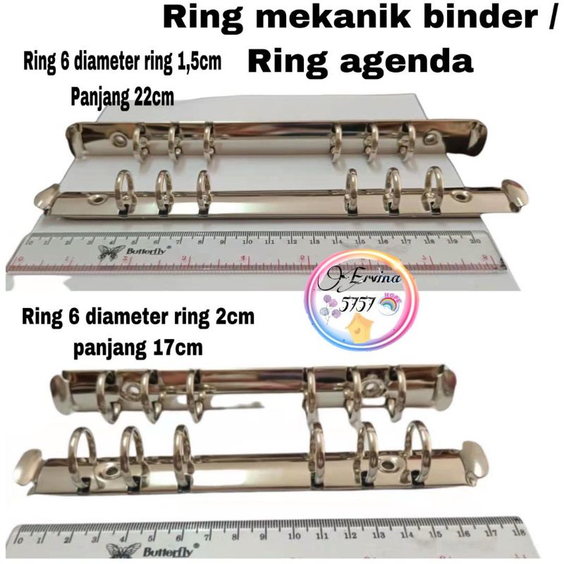 1pcs ring mekanik binder / ring mekanik