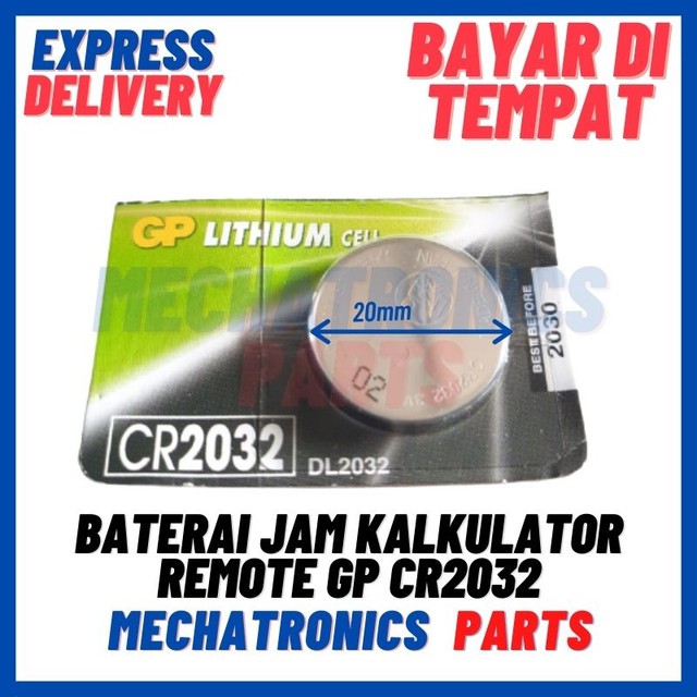 [BTR-9027] BATERAI BATRE JAM KALKULATOR REMOTE GP CR2032