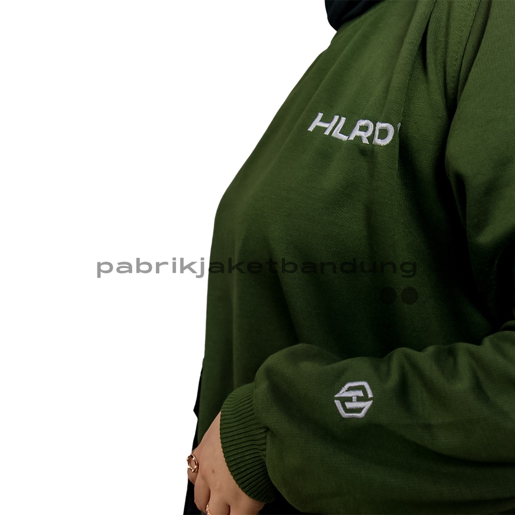 HOLYRIDER Sweatshirt Pocket Down Olive