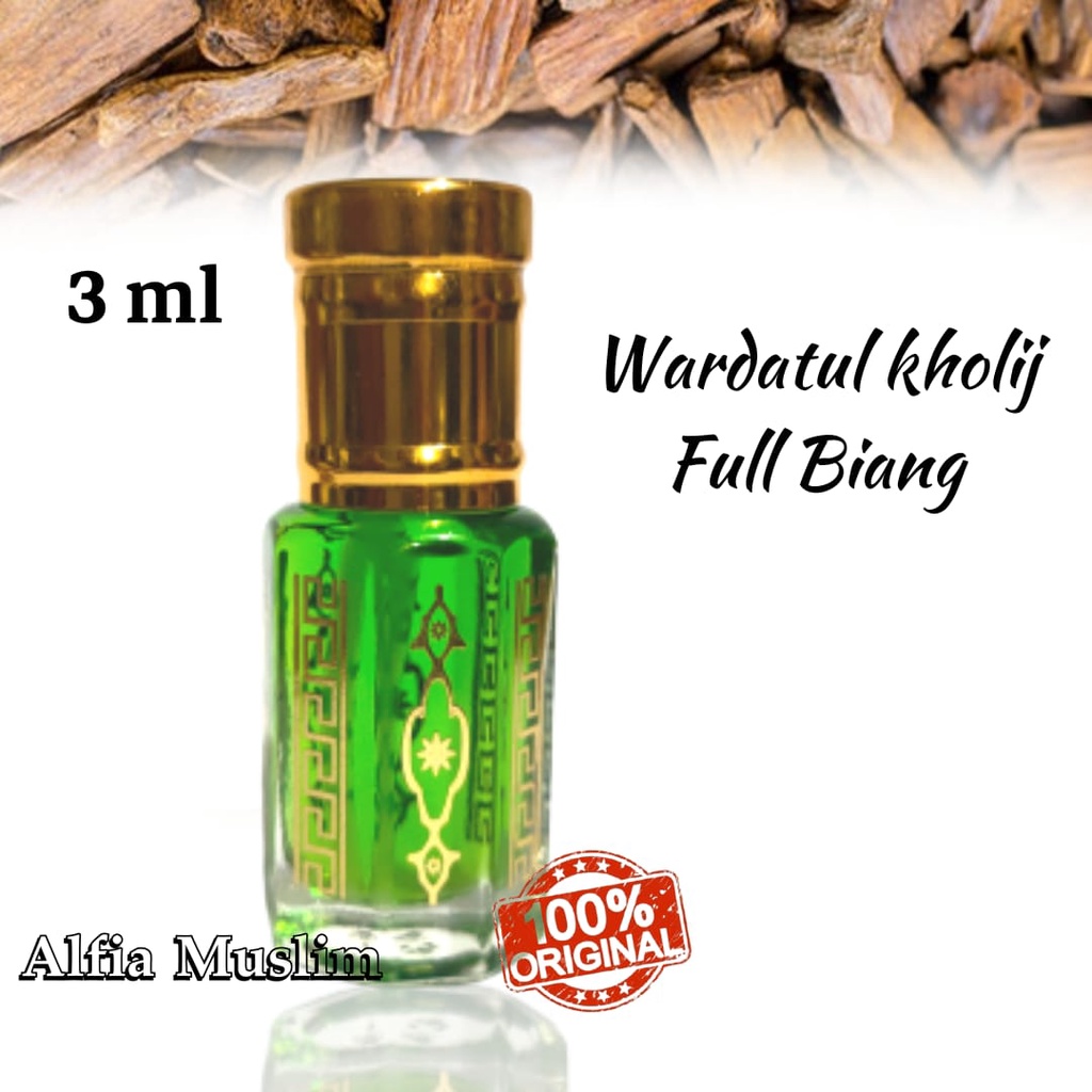 Parfum Saudi Wardatul Kholij Full Biang 6 ml Dan 3 ml Aroma Saudi Exclusiv