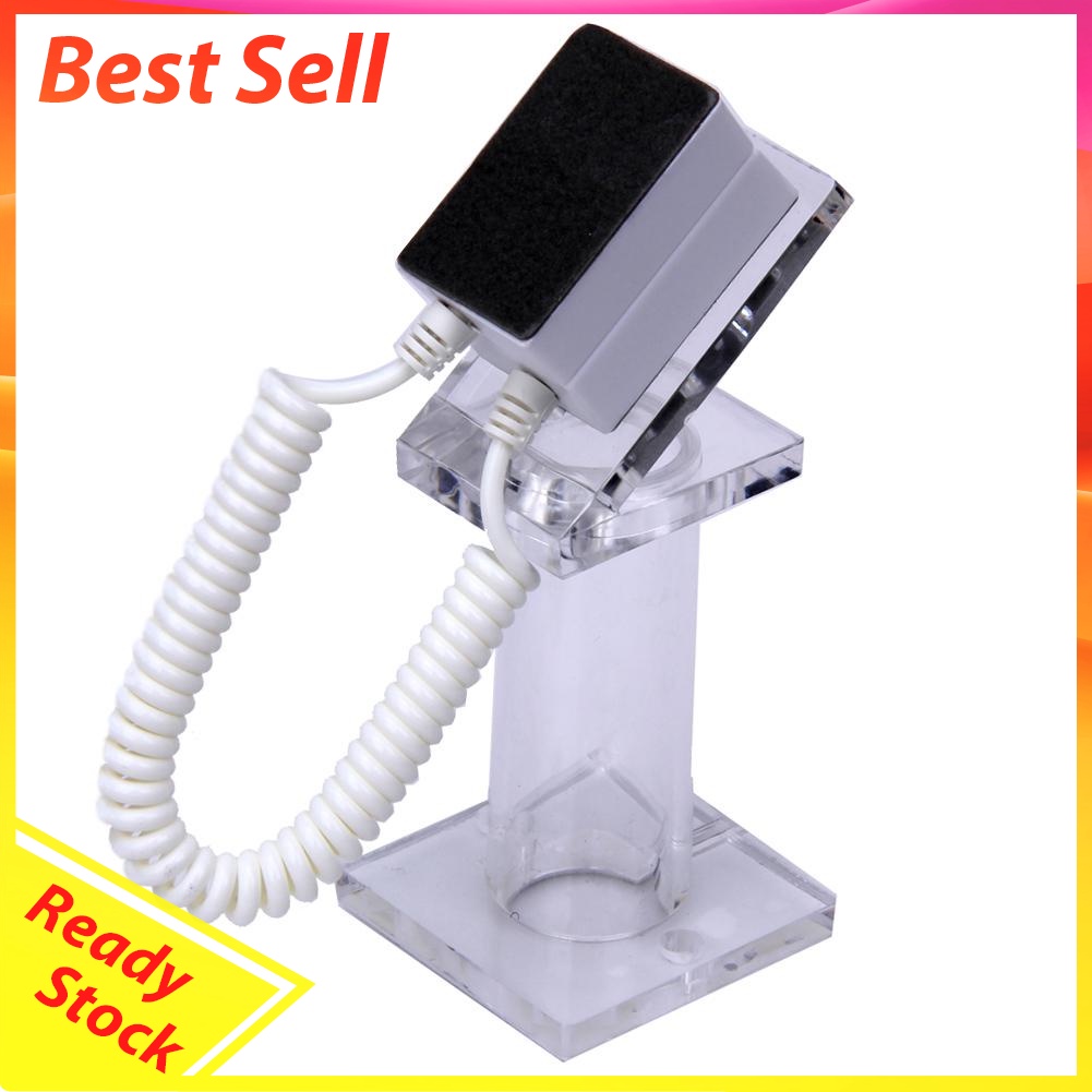 Oval-shaped Anti-theft Security Mobile Phone Display Stand Holder Spring