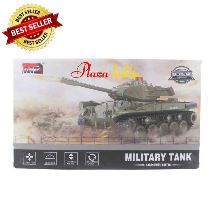 MZ rc tank U.S.M41A3 2.4ghz skala 1:30 rc tank german tiger - 2298 M41A3