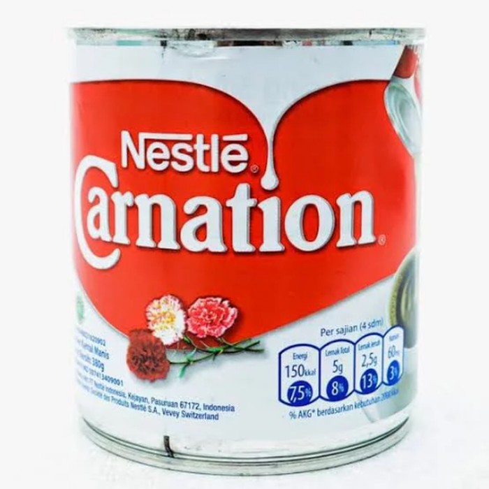 

Susu Kental manis Carnation 370gr