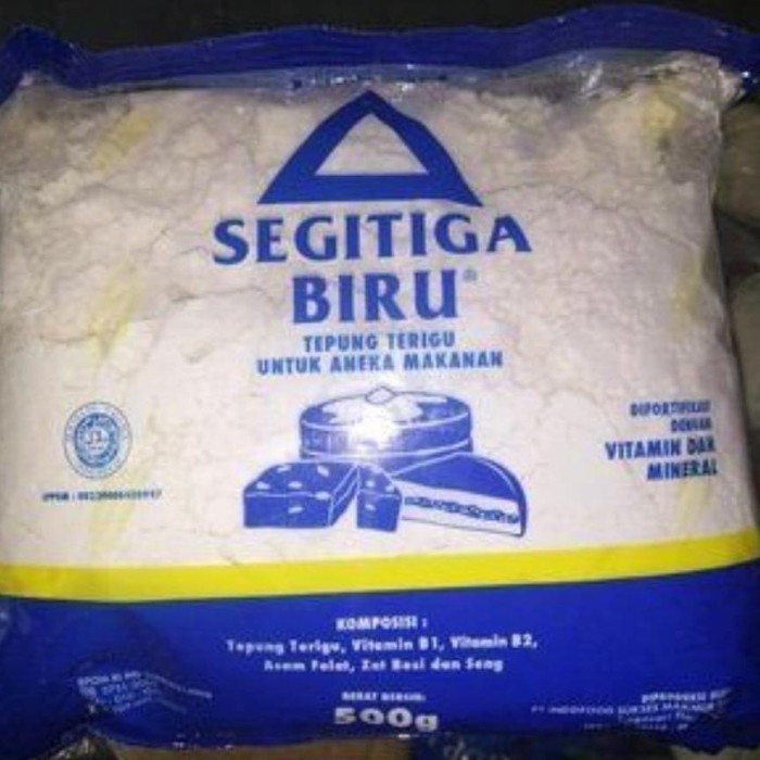 

BISA COD Tepung Terigu Segitiga Biru 500 gram 1 dus GRAB or Gojek only