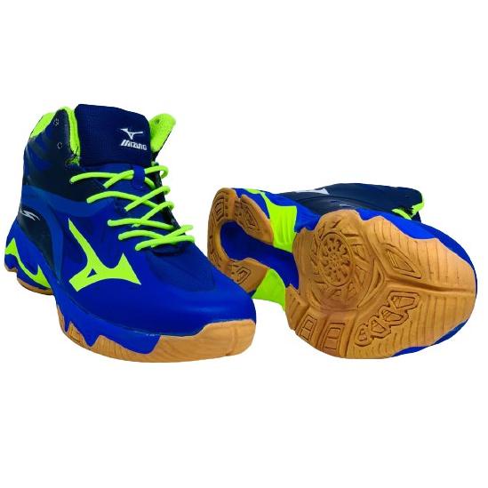 ⭐[✪IMPORT✪]Sepatu Voli Mizuno Wave Lightning Biru Sepatu Voli Vly Ball Pria Sepatu Voly Terlaris