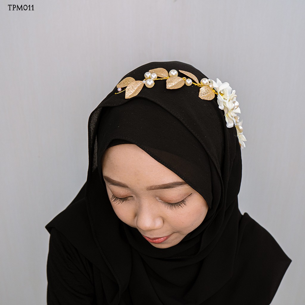 [SIAP KIRIM] TIARA HAIRPIECE HIJAB PENGANTIN MODERN ASESORIS TPM011