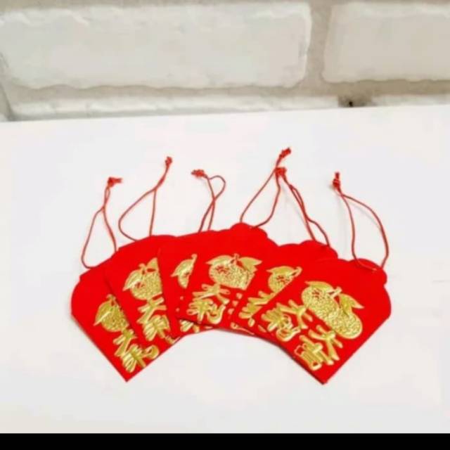 

Gantungan Pohon Imlek 2022 Angpao Mini Tali Isi 10