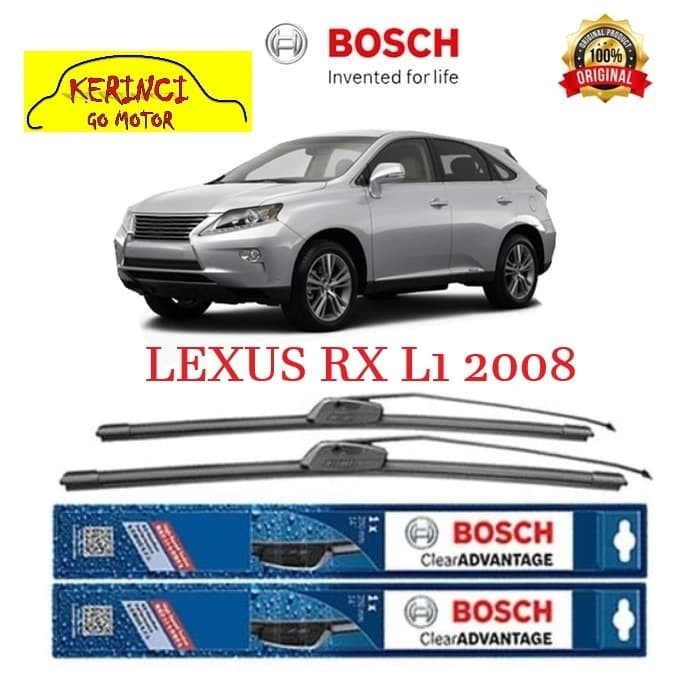 WIPER BOSCH CLEAR ADVANTAGE LEXUS RX L1 2008 26&quot; &amp; 22&quot; SEPASANG WIPER