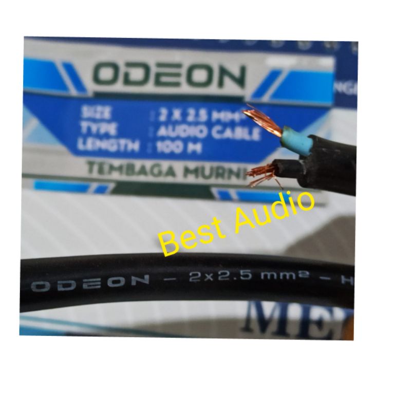 Kabel speaker serabut 2x2.5mm Odeon