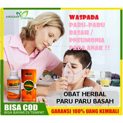 Obat Paru paru basah | Herbal Penyembuhan Pneumonia - Infeksi Paru, Radang Paru - Aman Untuk Anak