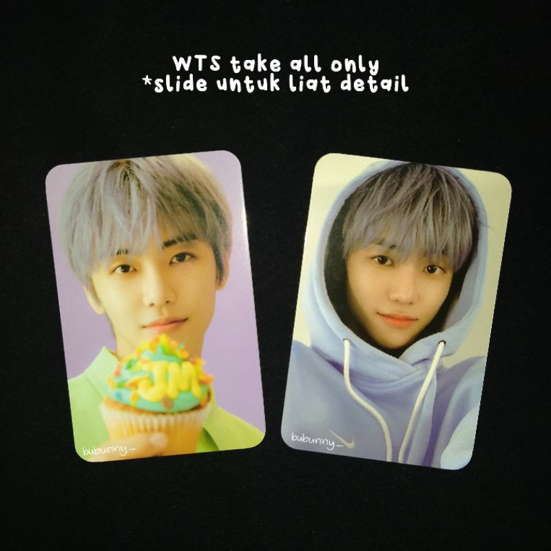 (booked) Photocard selca + concept jaemin photopack sg21