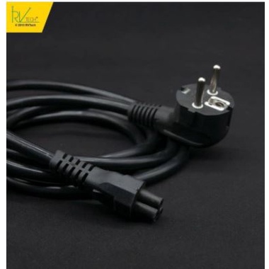 Cable power cord rvtech 1.8 meter 3 hole for adaptor notebook - Kabel power adapter laptop 3 lubang 1.8m rv-tech