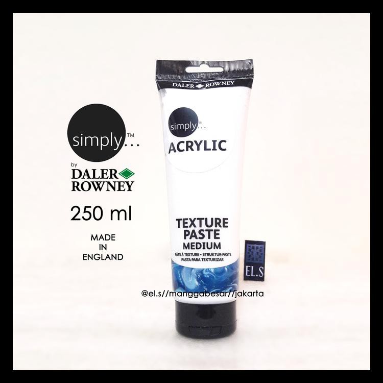 

Daler Rowney Simply Acrylic Texture Paste Medium 250 Ml (Cat Acrylic) Terlengkap