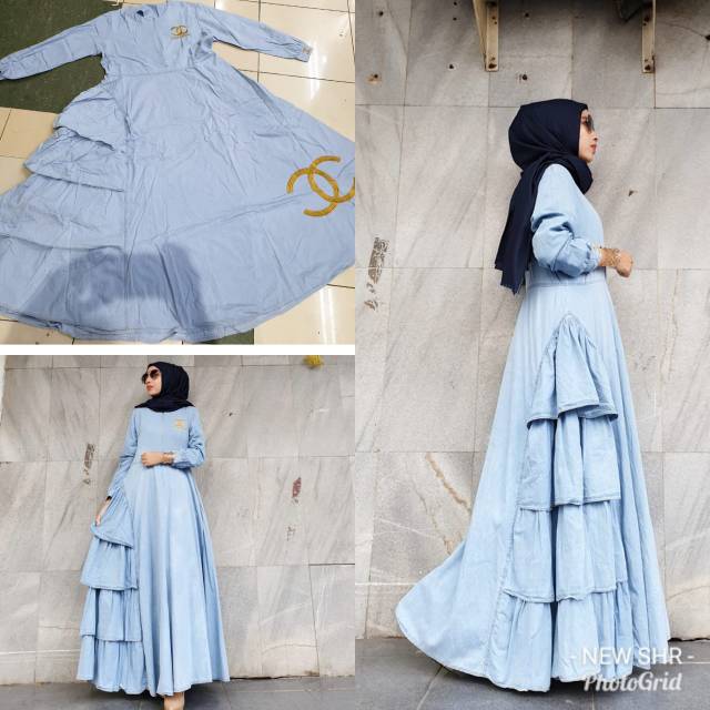READY ORI SHR MAXI JEANS CHANEL SHR