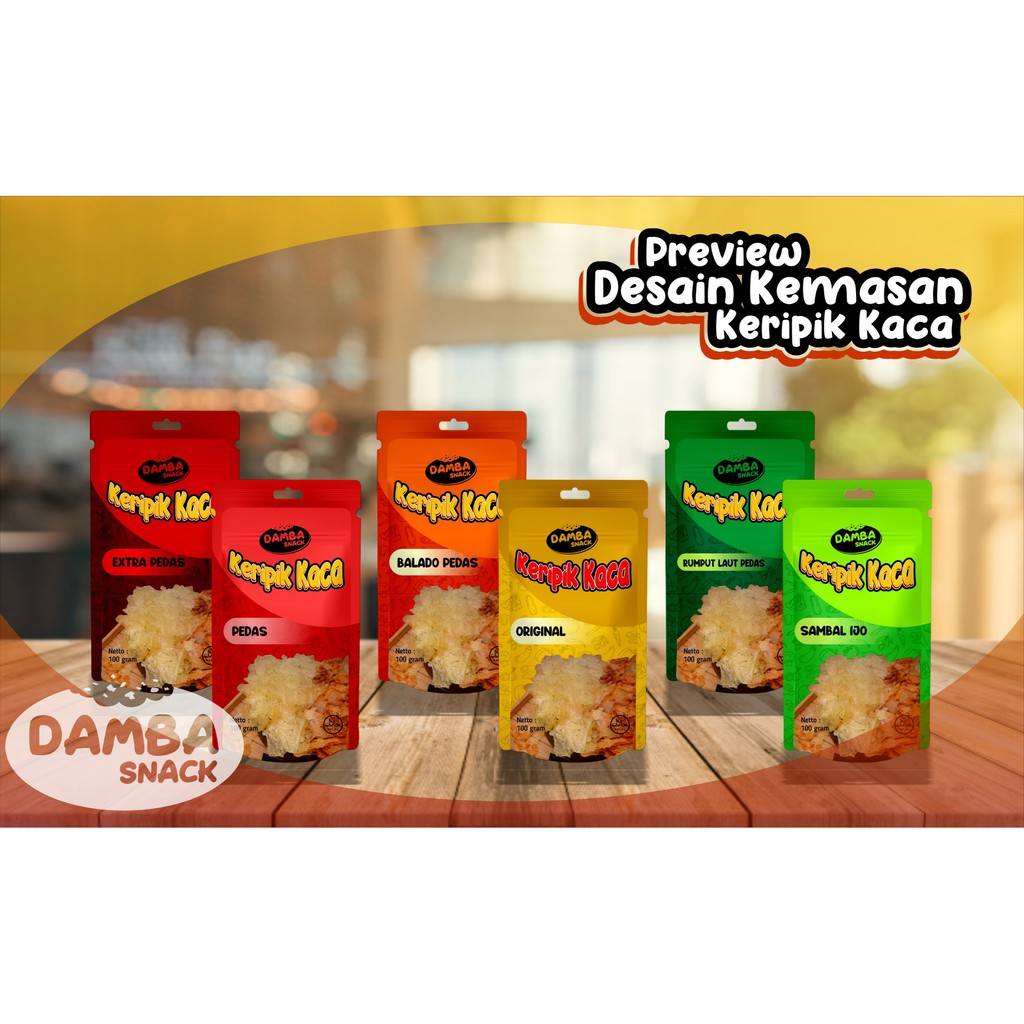 

Dambasnack Kripik Kaca 6 Varian Rasa (Paket)