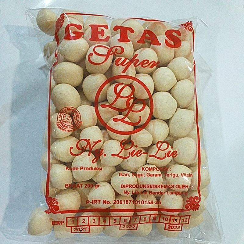 

kerupuk getas ikan super ny lie lie 200gr lampung