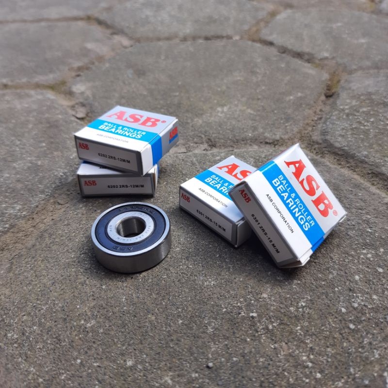LAKER BEARING 6001-15MM DAN 6202-12MM BEARING LAHER LAKER RODA YAMAHA PNP AS BESAR