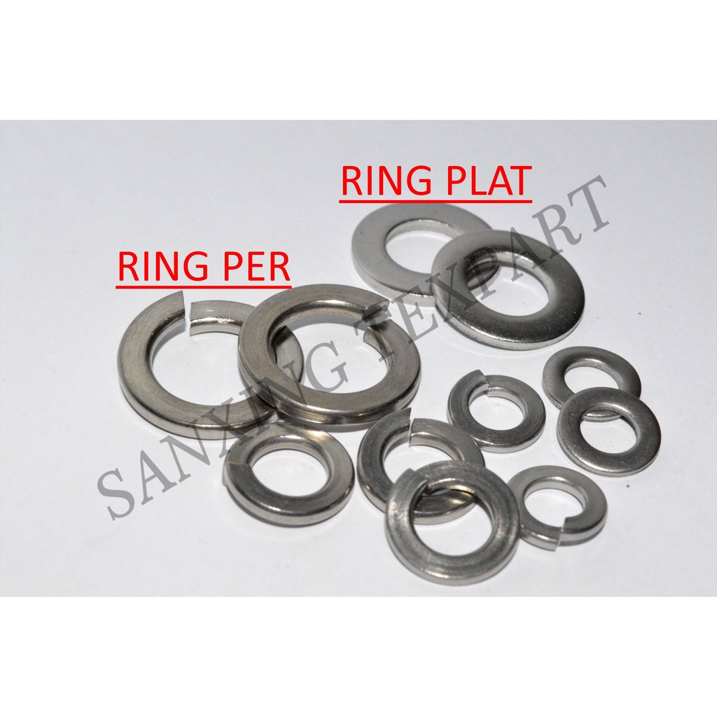 Jual RING PER STAINLESS M5 THE TAIWAN WASHER LOCK WL Shopee Indonesia