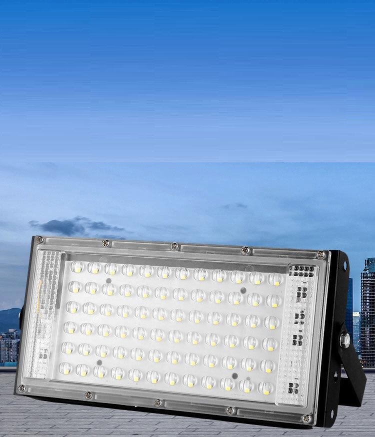 [WS]  LAMPU SOROT 50W SMD LED Flood Light IP65 Lampu Tembak 50WAT WARNA WARNI RGB