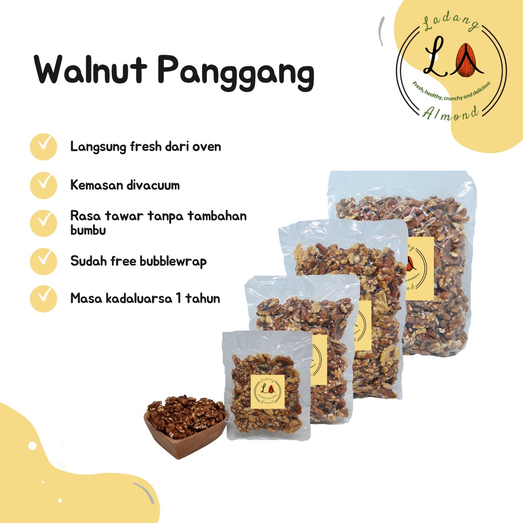 

Walnut Panggang 500g - 1kg