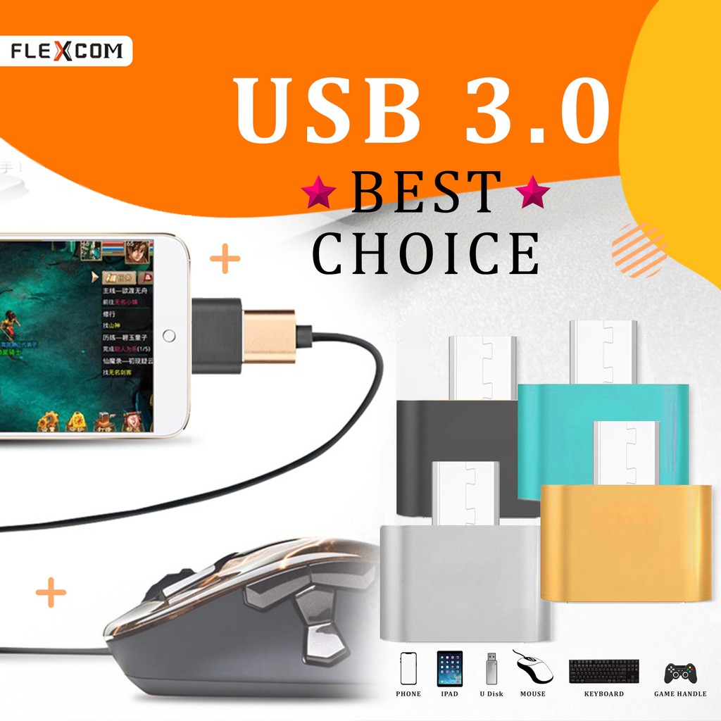 NEW OTG Micro USB Konektor / MINI PERSEGI V8 NON KABEL BAHAN METAL