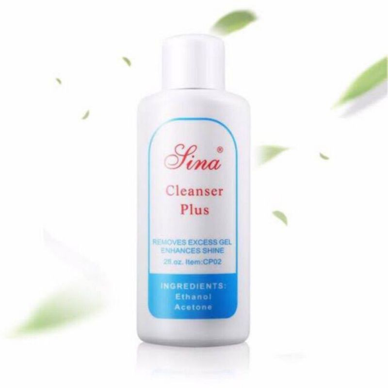 SINA LINA CLEANSER PLUS 58ML GEL Remover Nail Cleanser Plus UV / Sina Lina remover nail gel remover