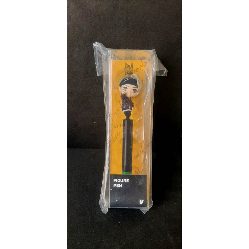 [READY STOCK] OFFICIAL TINYTAN BTS FIGURINE PEN V TAEHYUNG PULPEN