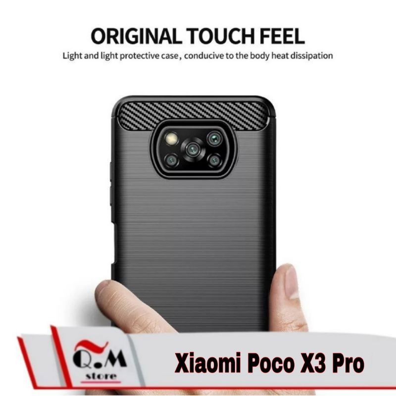 Case XIAOMI POCO X3 PRO / Poco X3 / Poco X3 NFC Sotcase Carbon Premium Auto Focus Poco X3 Pro