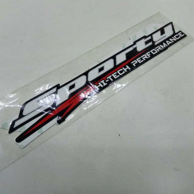 Stiker sporty