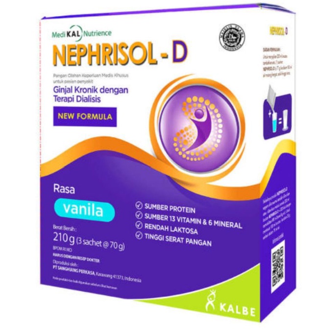 

Nephrisol D Vanila 210 g